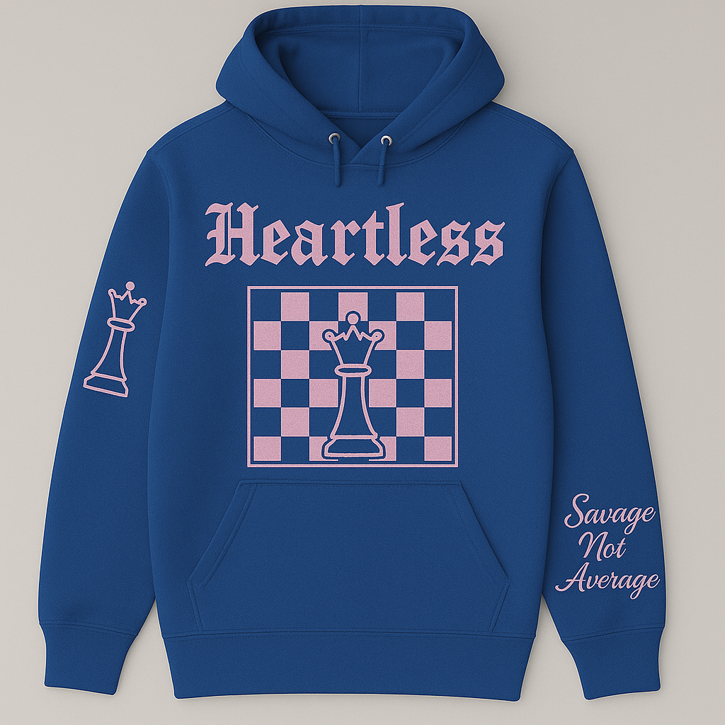 Heartless Queen Hoodie Women’s Savage Not Average Gear