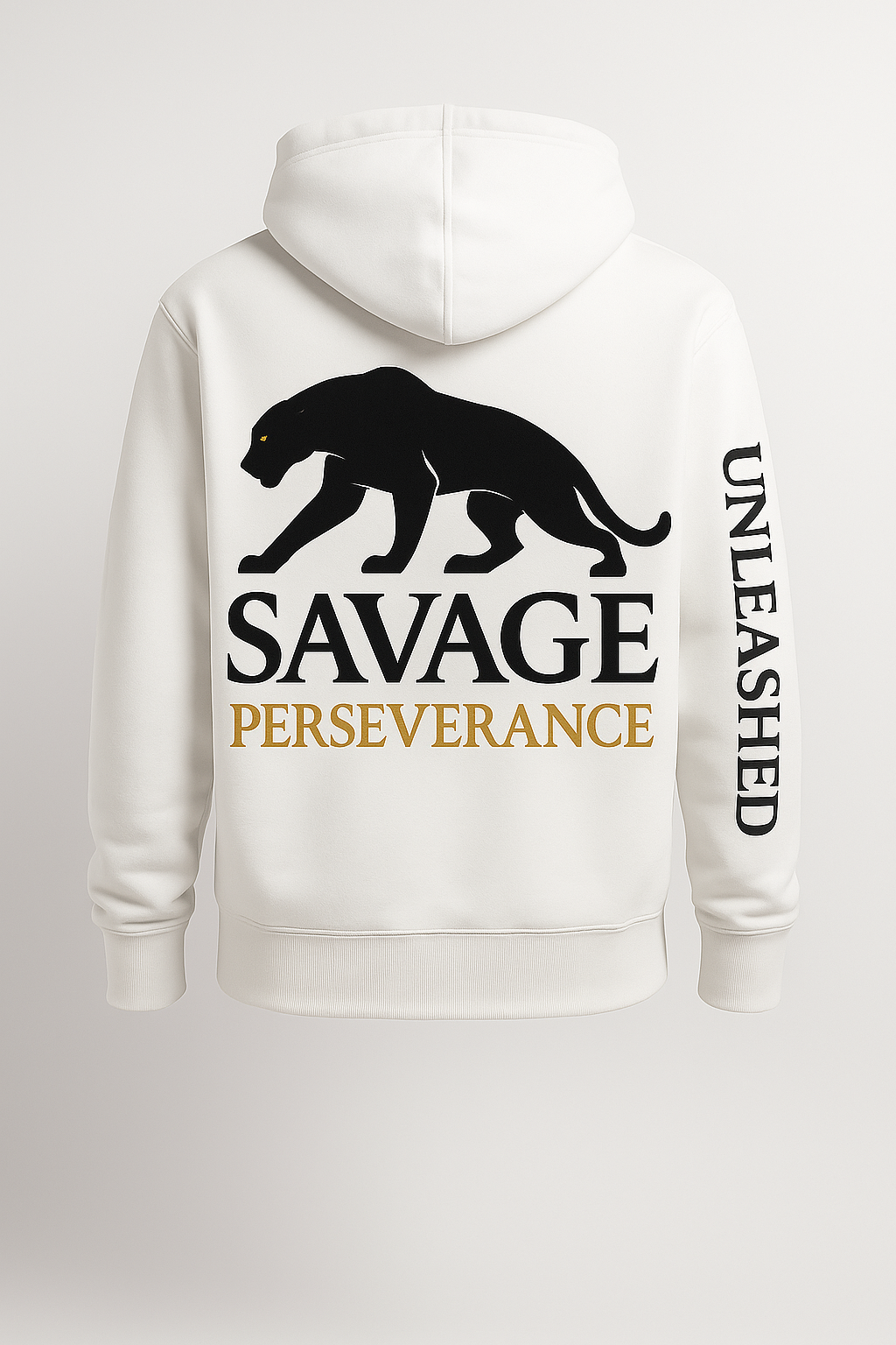 Savage Perseverance Panther Hoodie Rise & Reign Collection