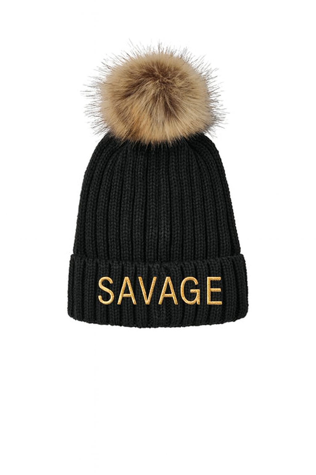 Savage Black Winter Beanie